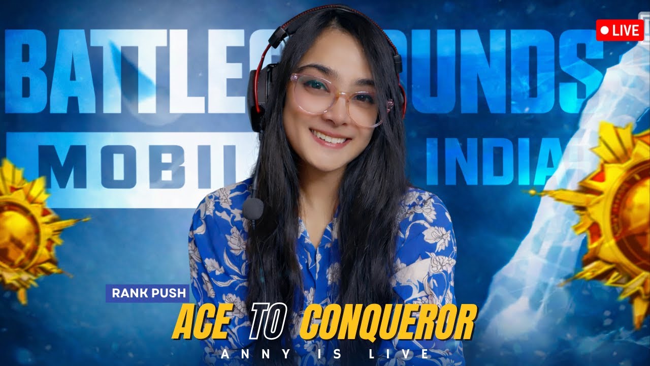 🔴ACE MASTER PROMOTIONAL MATCHES🔥RANK PUSH TO TOP 100🔥BGMI LIVE 😎#bgmilive #girlgamer #shorts #lolz