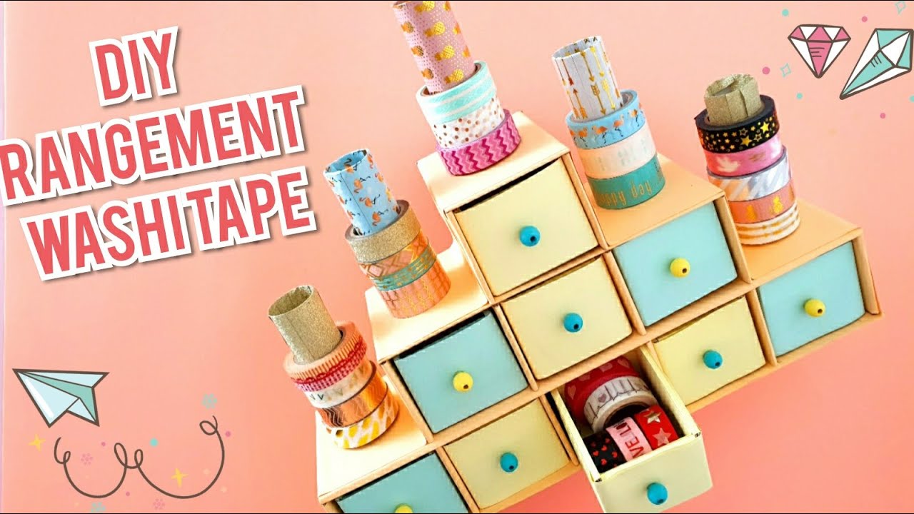 DIY Facile | Rangement Washi Tape - Masking Tape | Scrapbookingbysissi