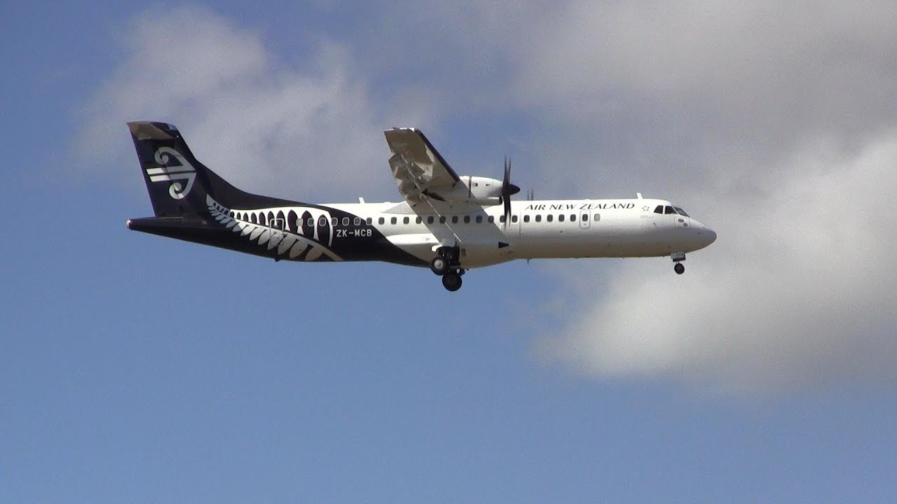 Air New Zealand Link ► ATR 72-500 ► Landing ✈ Auckland Airport
