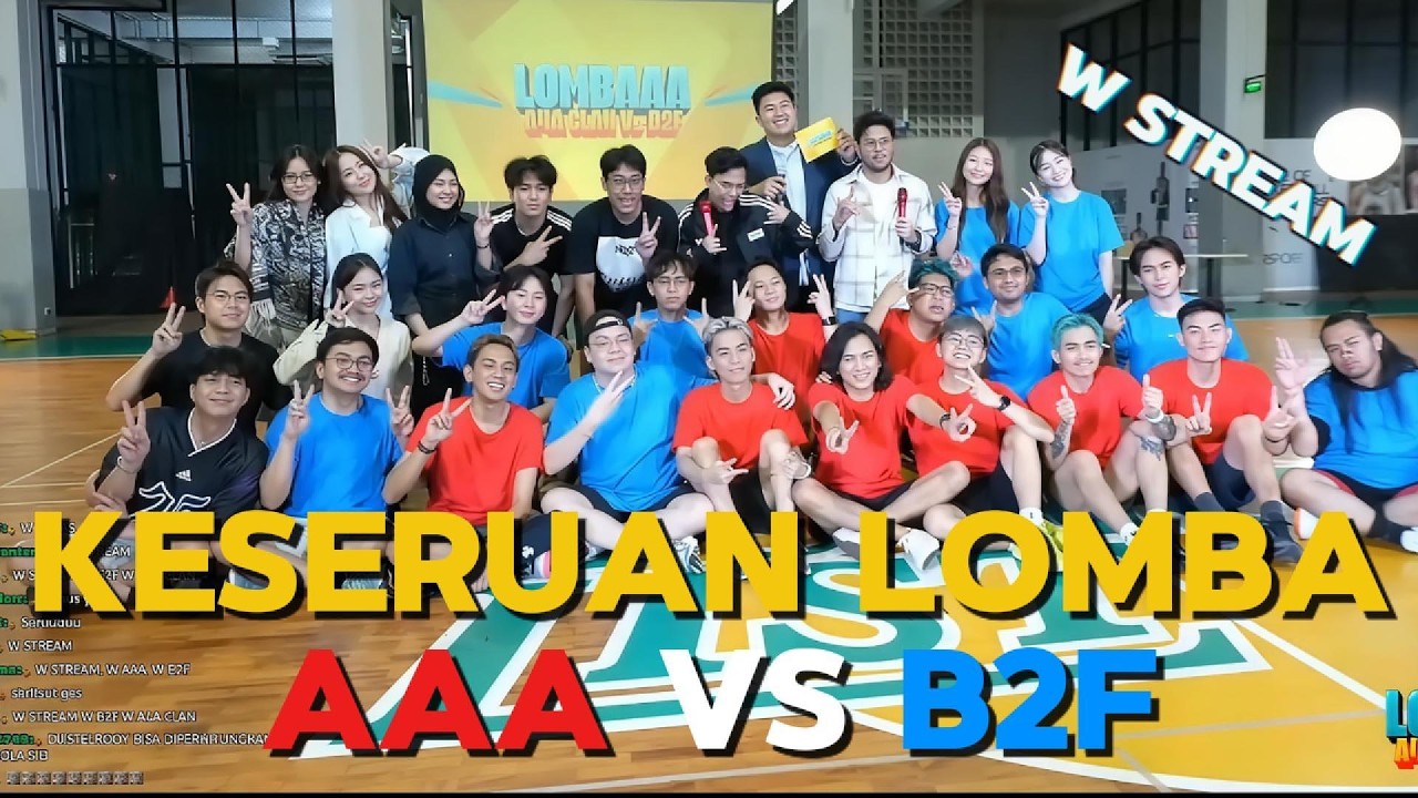 PECAH ❗❗ KESERUAN LOMBA AAA CLAN VS B2F : FUN MATCH ❗❗ PT. I 😱