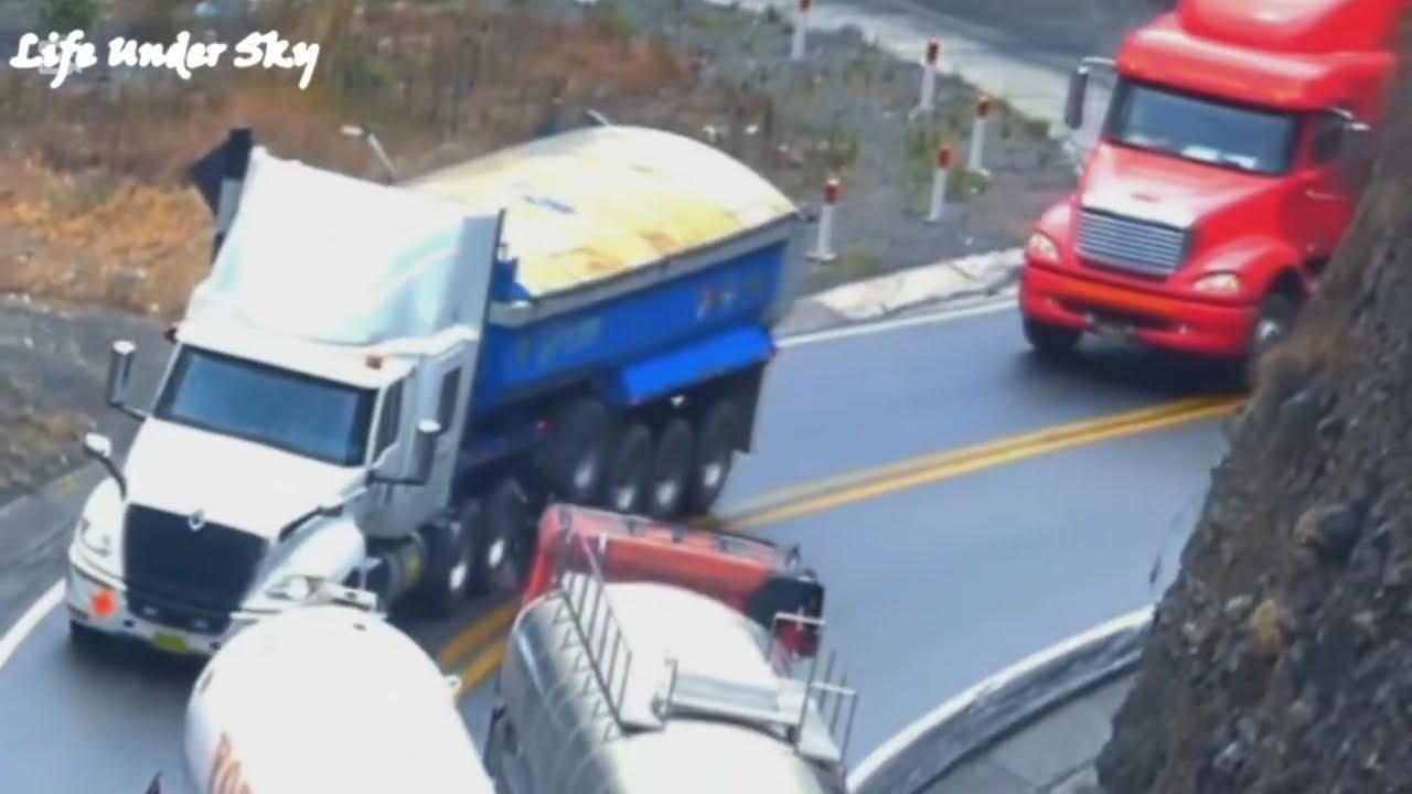 Trucks On Difficult Road  Completely Failed to Pass This Route  / Truck on Difficult Road 2026 /