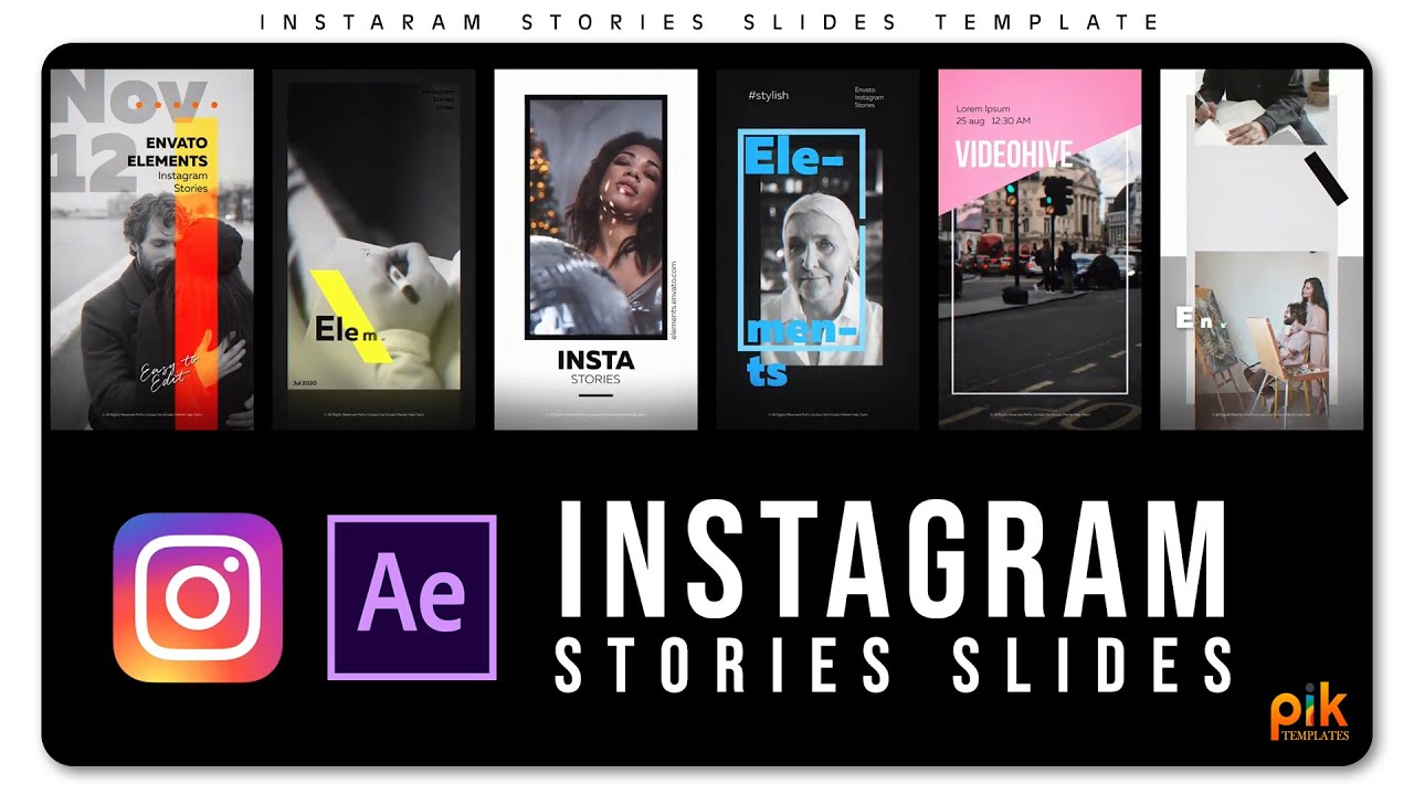 Instagram Stories Slides - Free After Effect Templates