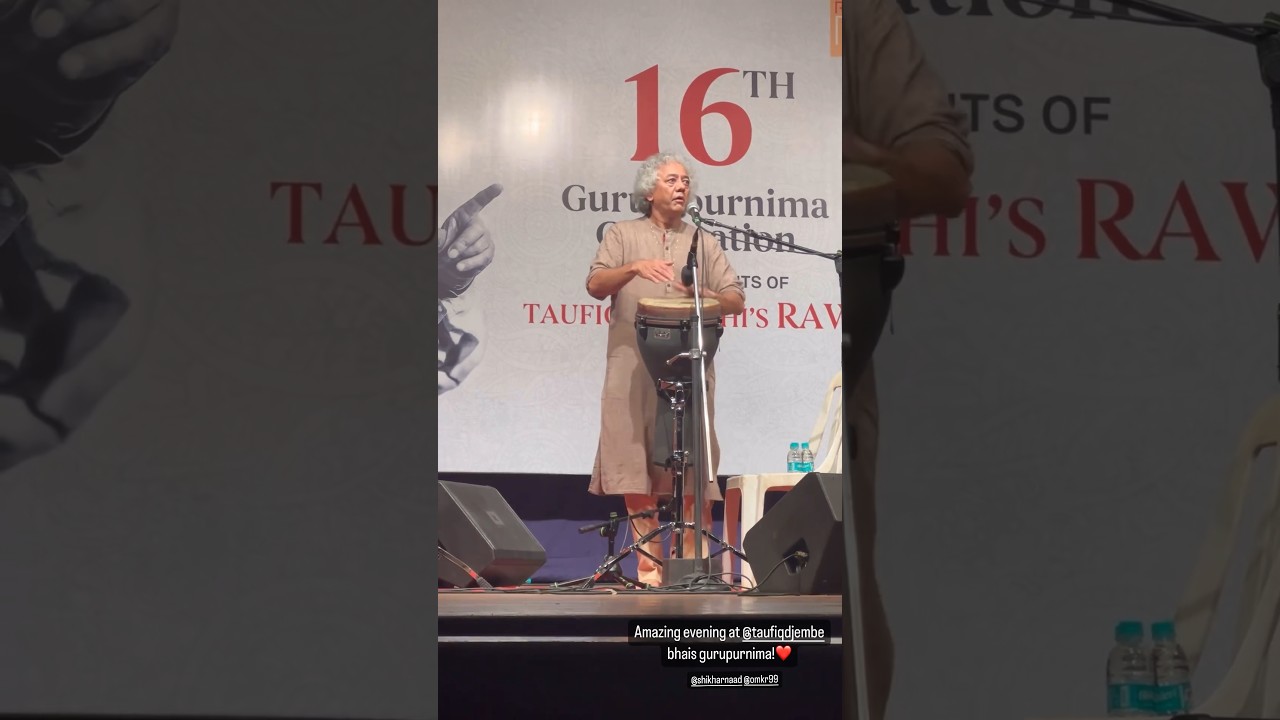 Ustad Taufiq Qureshi New Djembe Video #shorts