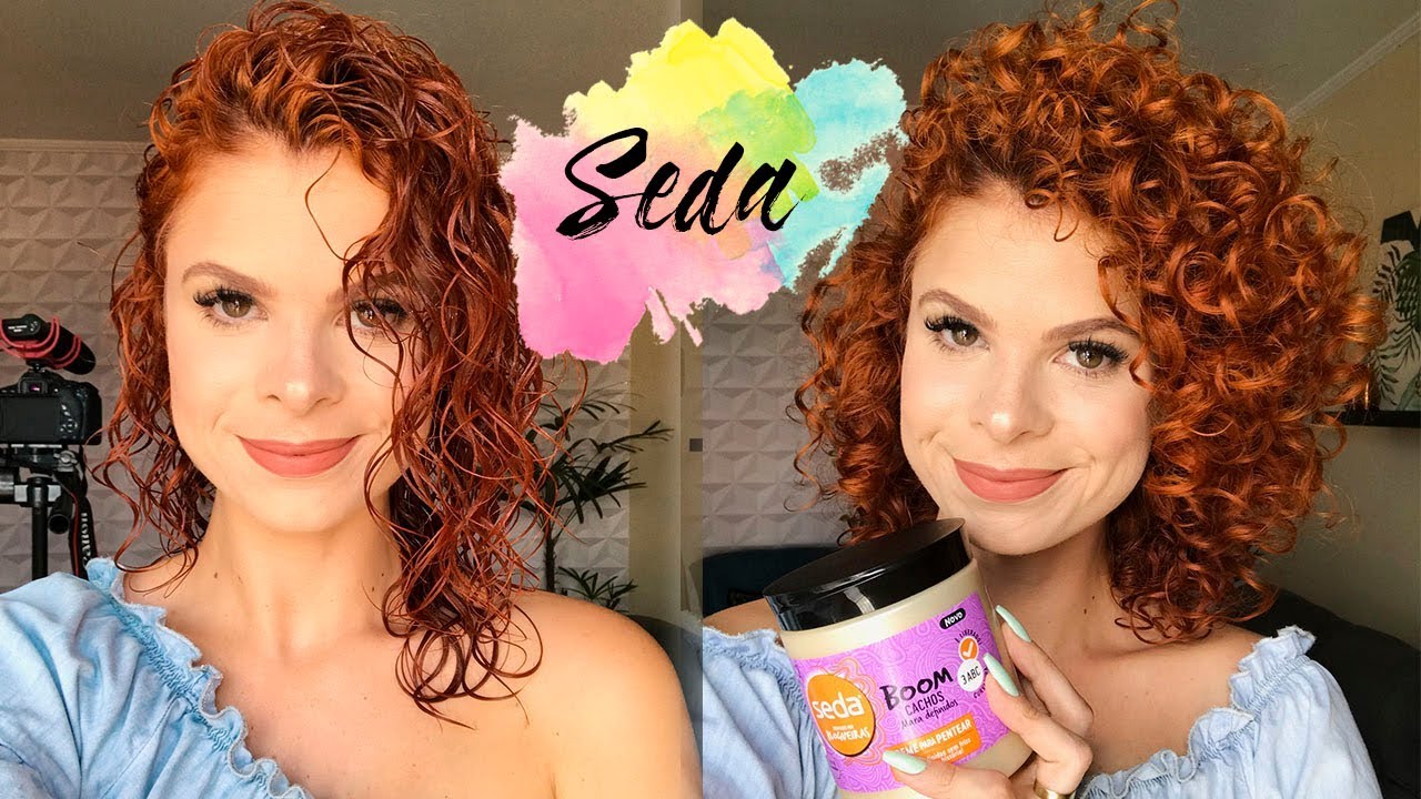 Seda Boom cachos mara definidos: Finalizando o cabelo com vocês