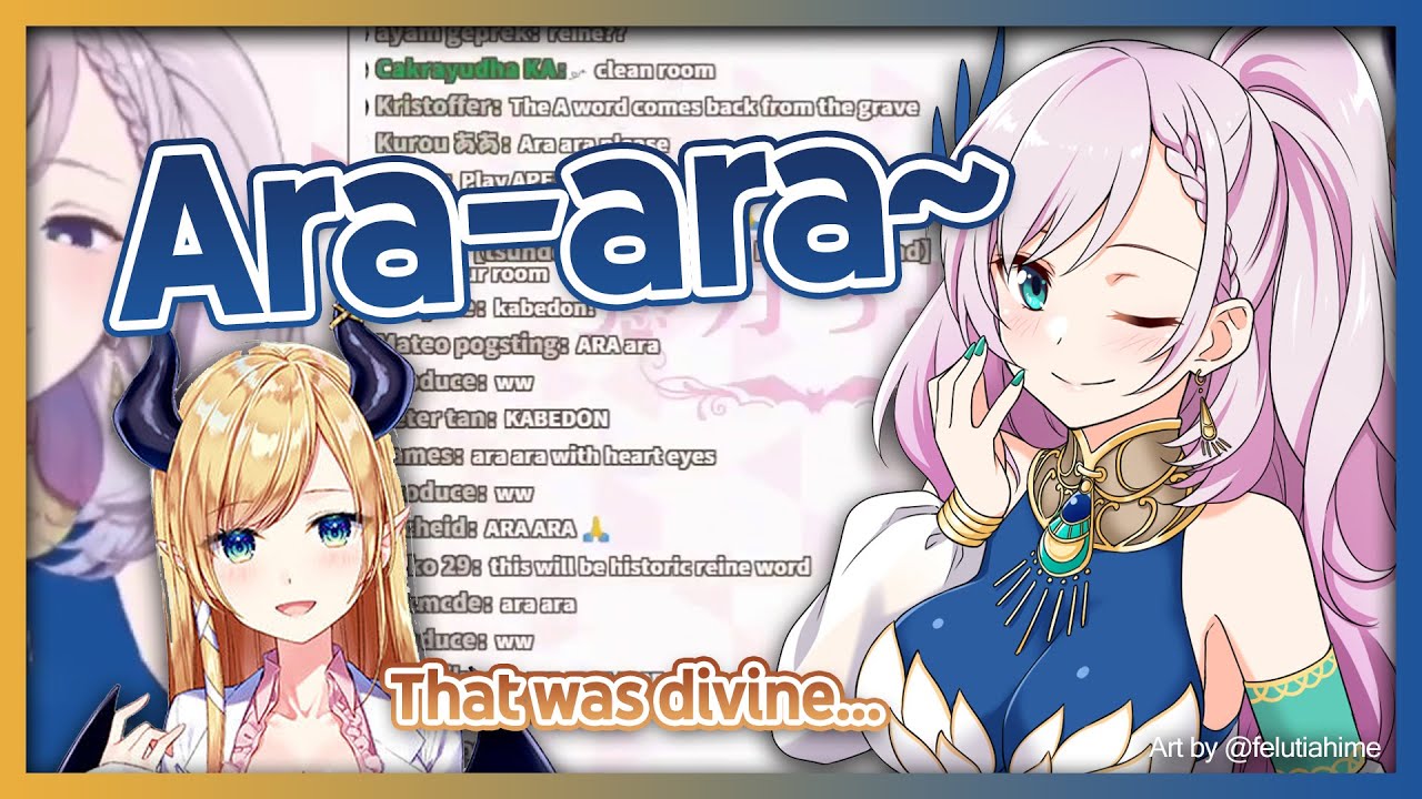 After 7 months... we finally got it, Reine's first ever Ara-ara, not once, but TWICE