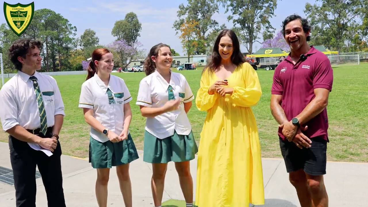 GET READY QLD // Corinda SHS interview Johnathan Thurston