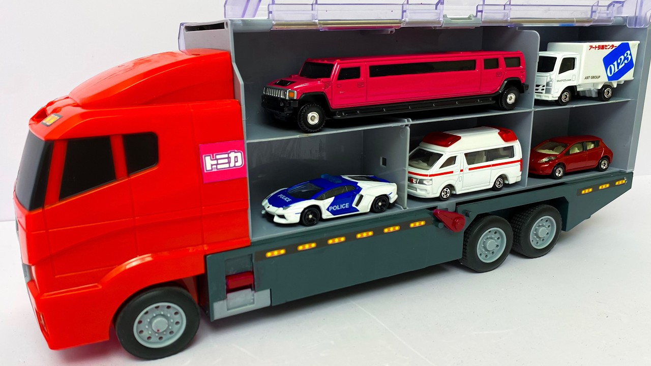 トミカ☆世界の高級な車のミニカーを開封してコンボイへ収納☆ホンダ NSX｜Tomica Worlds Luxury Car minicars opening !