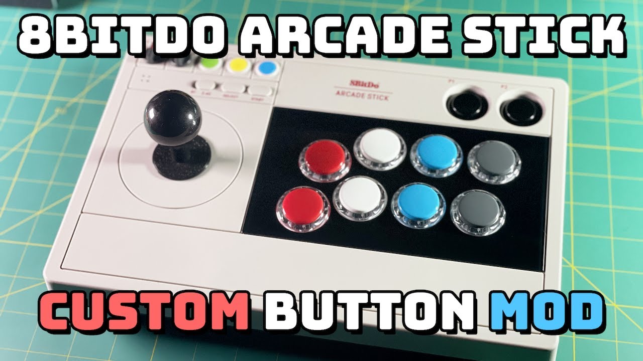 8bitDo Arcade Stick -- Button Upgrade Guide