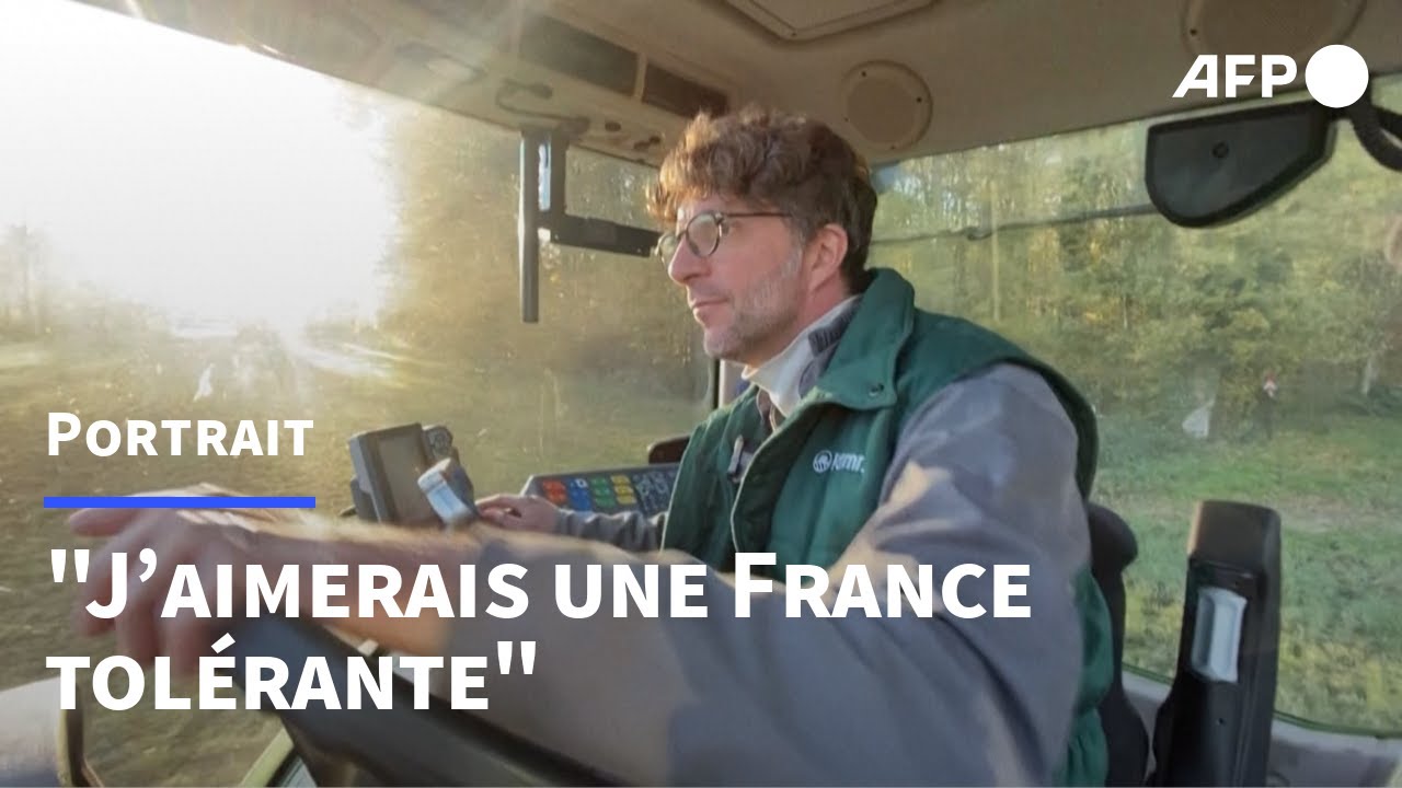 Antoine Thibault, éleveur laitier en Normandie | AFP