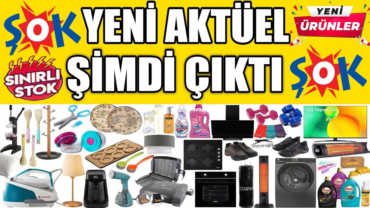 ŞOK 30 Ocak 2026 😍 ÇEYİZ & MUTFAK FIRSATLARI 💥 Sınırlı Sayıda Ürün Şok Aktüel 🛒