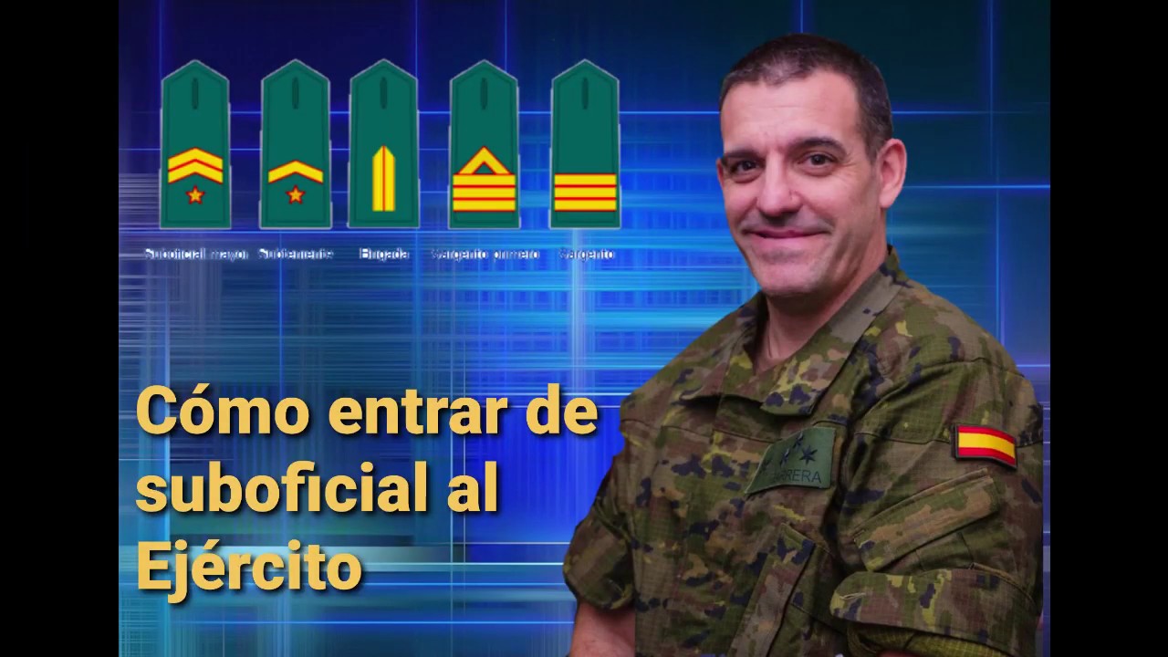 Cómo entrar en la escala básica de suboficiales