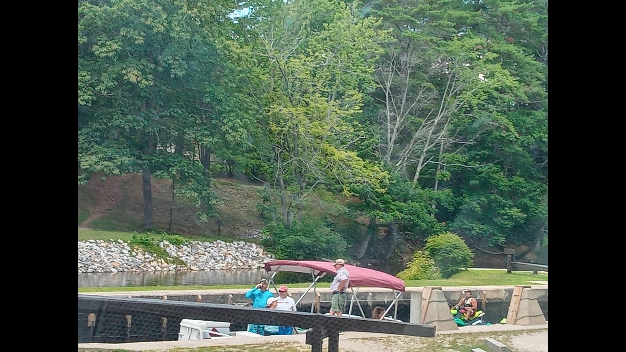 Songo River Locks - Random Visit ~ Sebago , Maine .