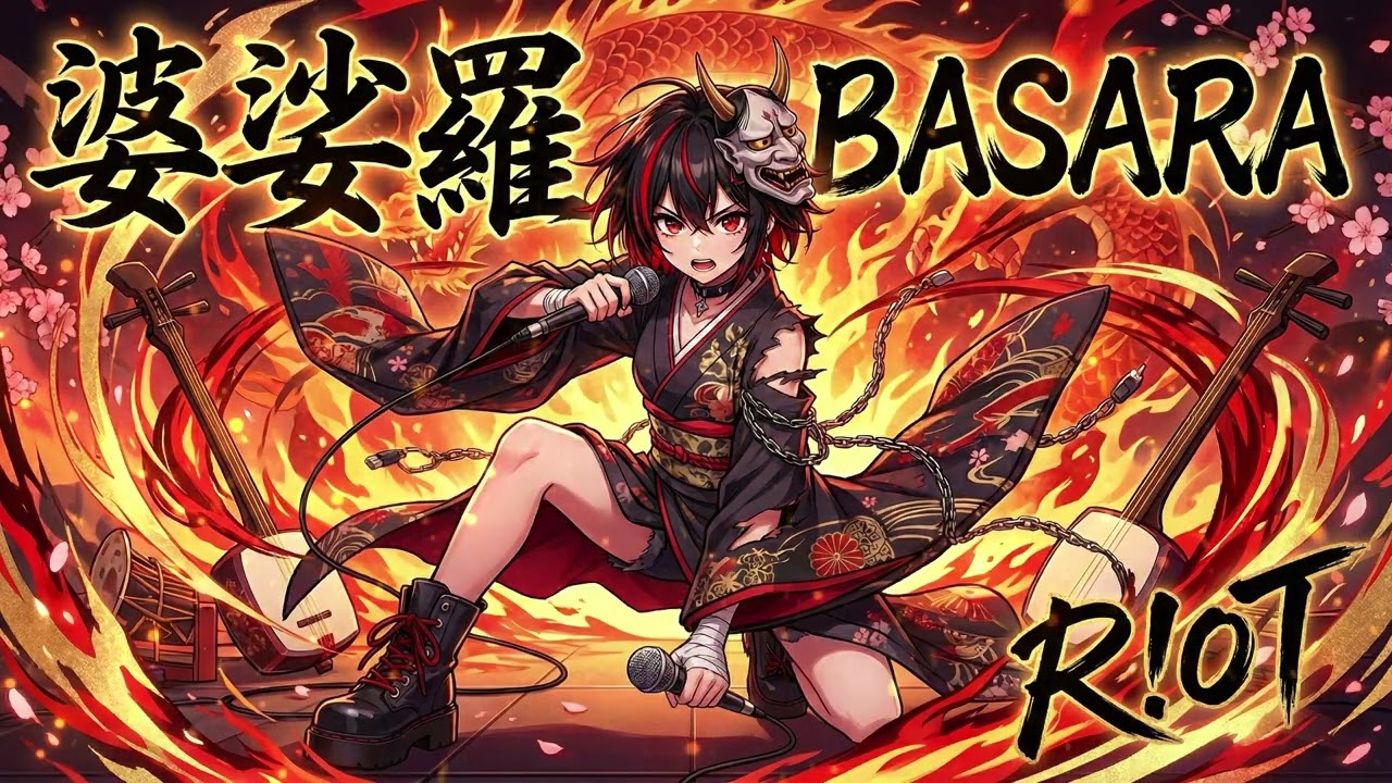 【下剋上だ！】 |⚡R!OT - 婆娑羅  (-BASARA-)| Wagakki Rock / Funk Rock