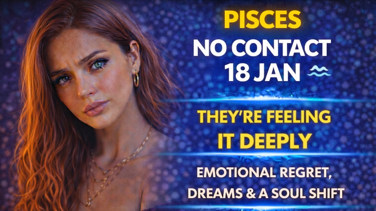 PISCES NO CONTACT 18TH JAN 🌊 They’re Feeling It DEEPLY | Emotional Regret, Dreams & A Soul Shift