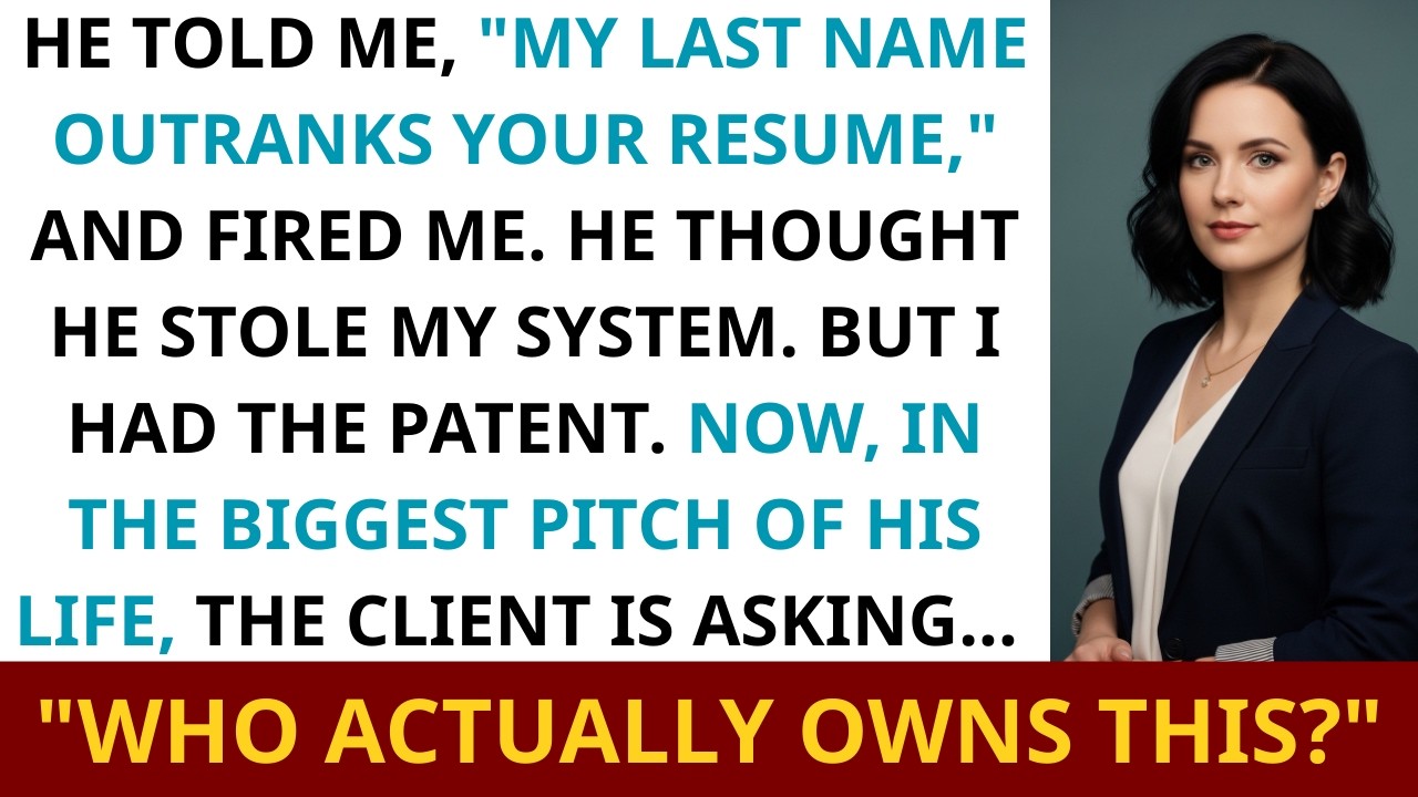 CEO’s Son Fired Me — He Had No Idea I Owned the System