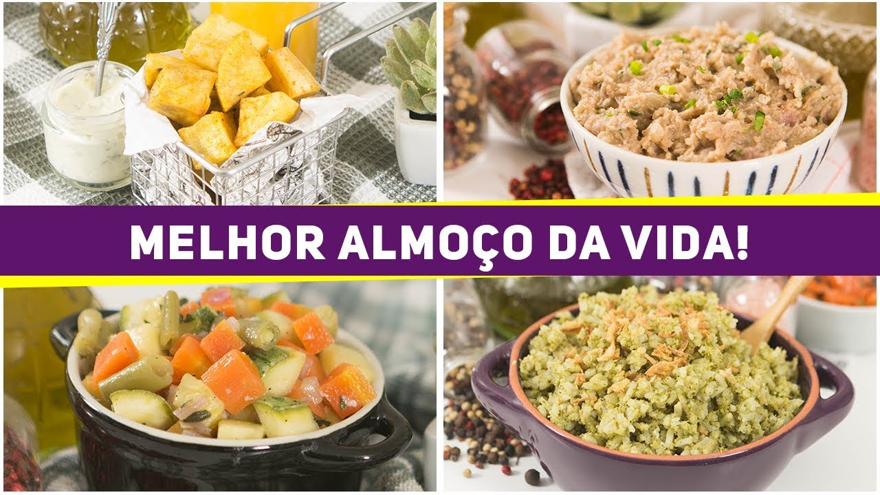4 Receitas ECONÔMICAS para deixar seu ALMOÇO MAIS GOSTOSO!