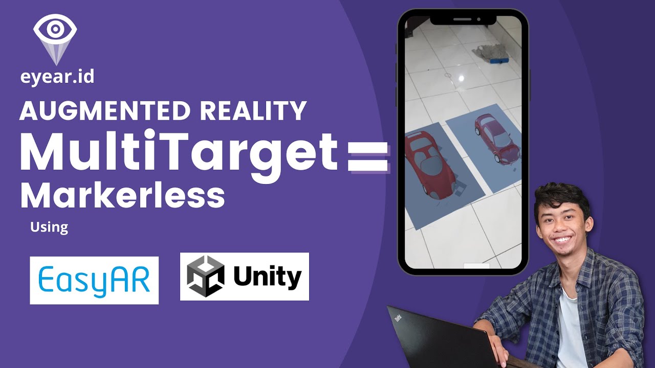 TUTORIAL AR MULTITARGET MARKERLESS | EasyAR | Augmented Reality
