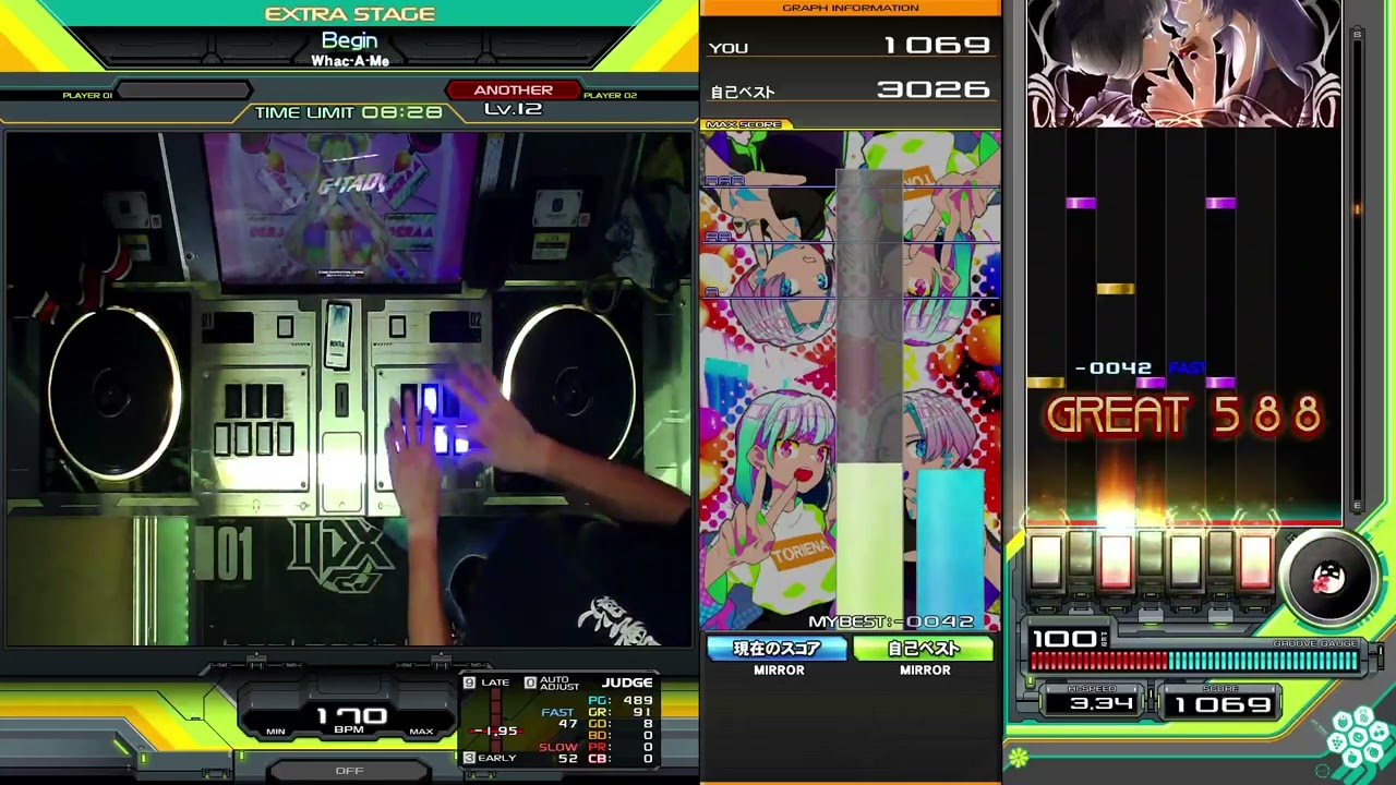 【beatmania IIDX】Begin   SP  ANOTHER  初FC