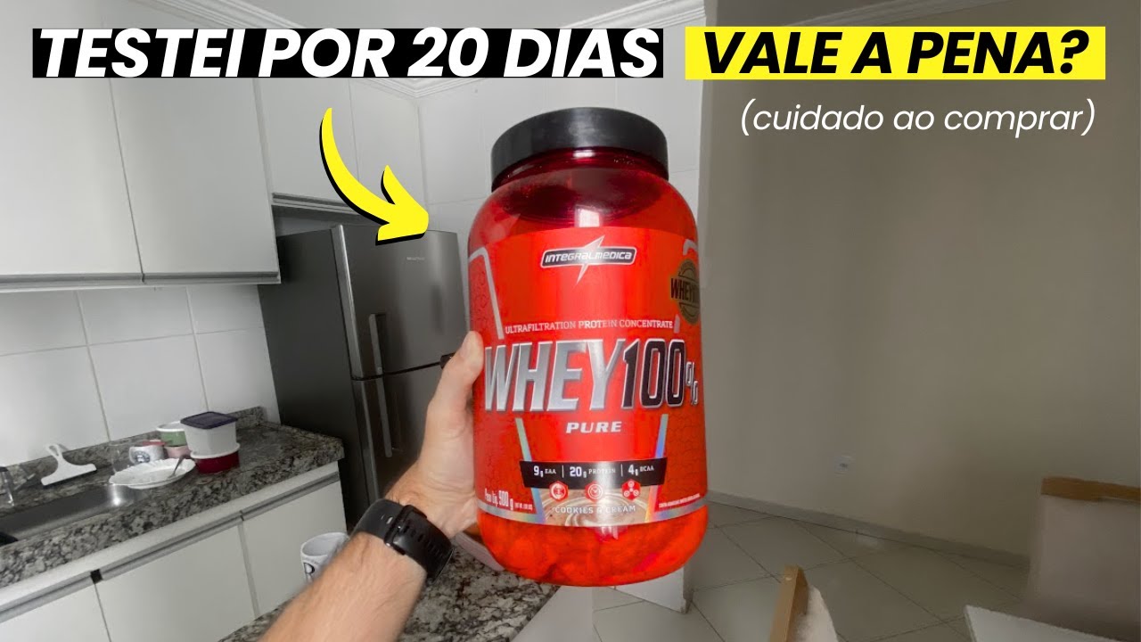 Whey Protein Integralmedica (100% Pure) Minha Opini&atilde;o SINCERA!