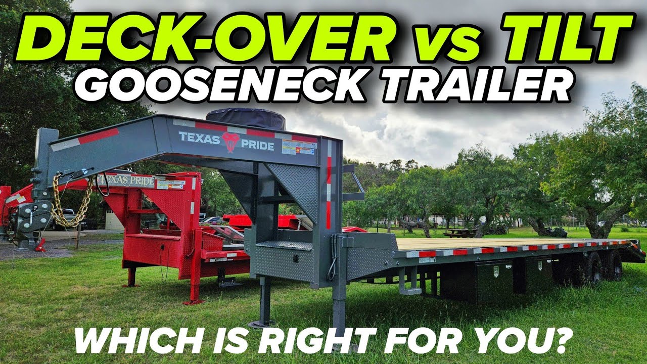 Why a DECKOVER or TILT Deck Trailer! Texas Pride Trailers