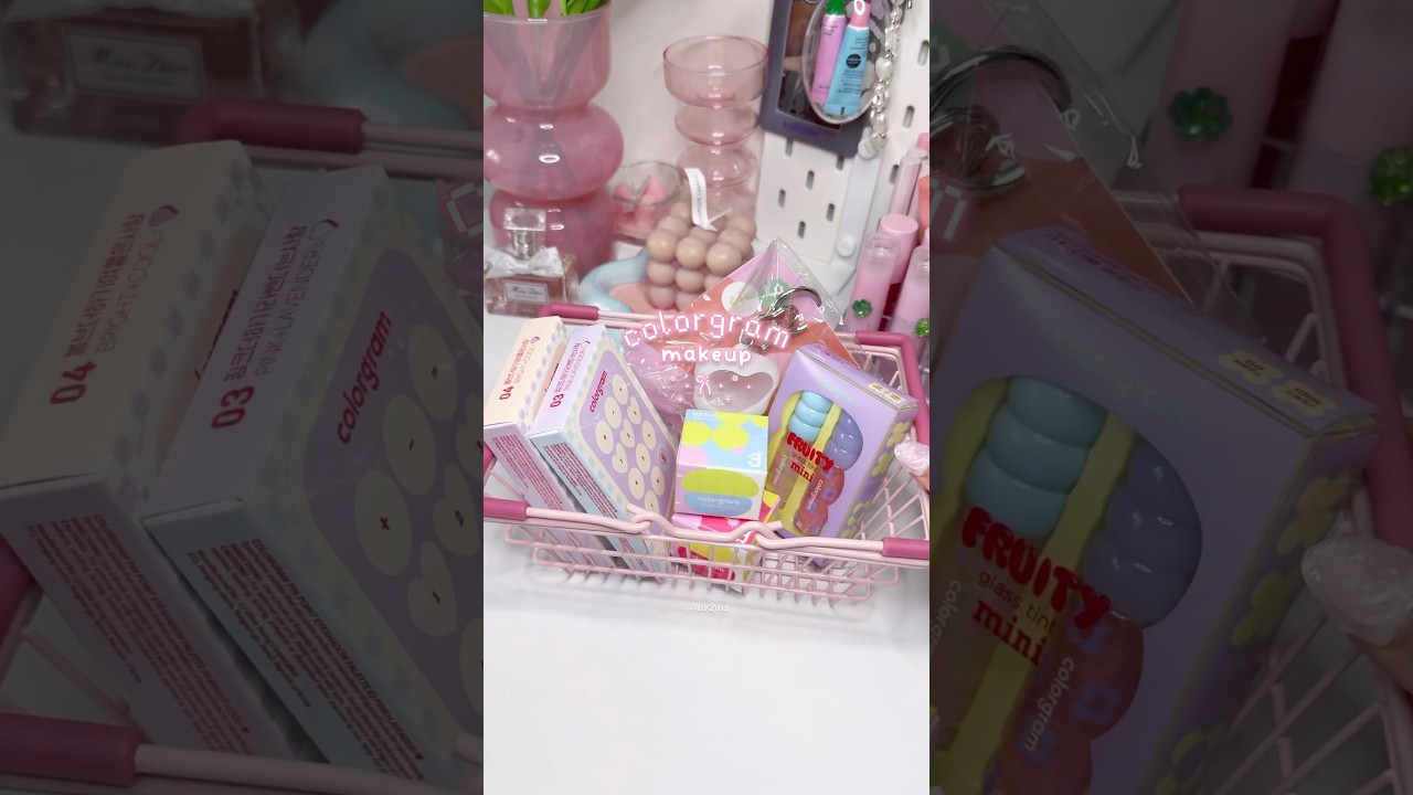 the cutest makeup brand to ever exist 💗 #koreanmakeup #makeup #kbeauty #pink #colorgram #shorts