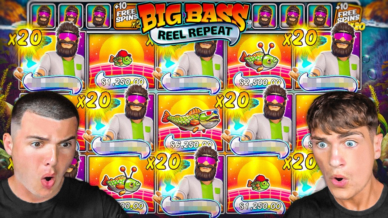 WE PLAYED OUR FAVOURITE BIG BASS SLOTS! (RECORD WIN)