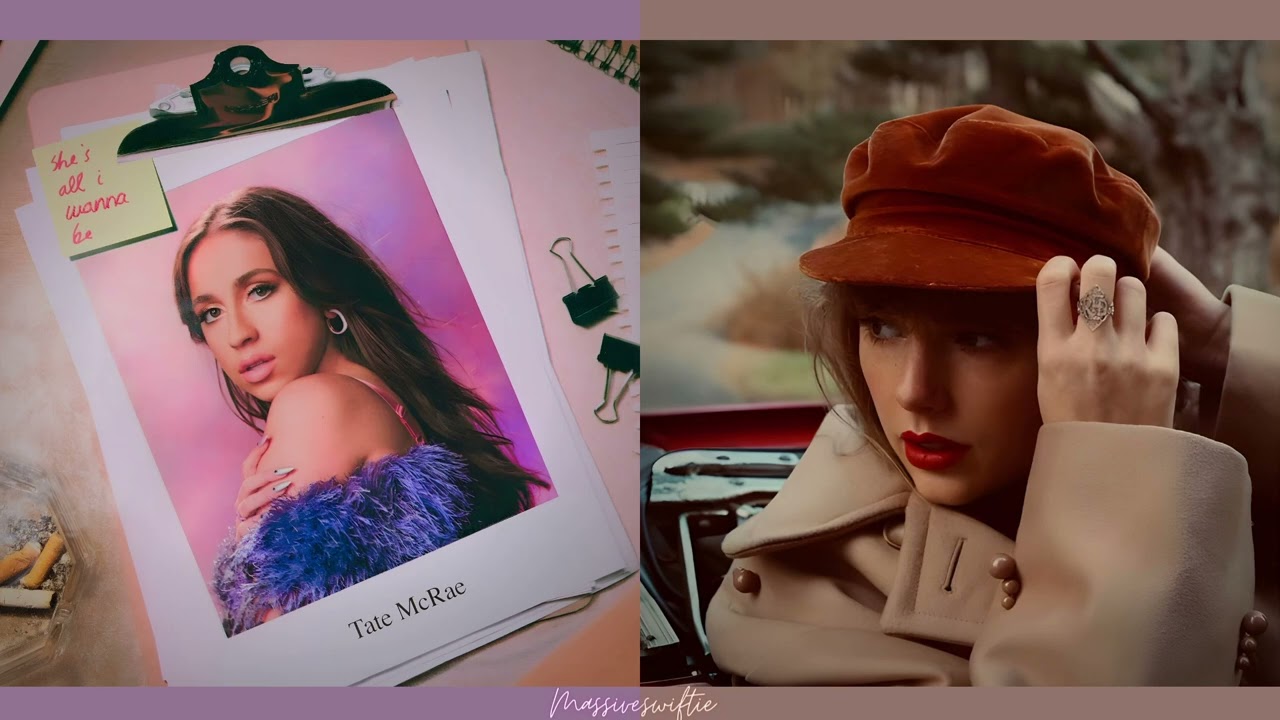 She's All I Wanna Be x I Knew You Were Trouble (TV) (Mashup) | Tate McRae x Taylor Swift