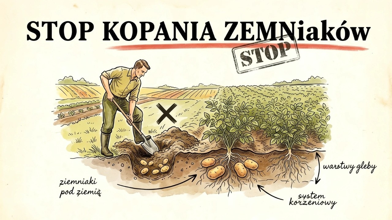 PRZESTAŃ KOPAĆ! METODA NA ZIEMNIAKI BEZ WYSIŁKU DLA OGROMNYCH PLONÓW