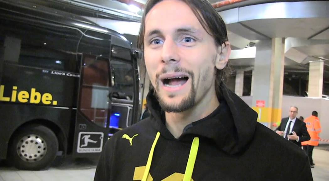 Neven Subotic after Arsenal v Dortmund   22 10 2013