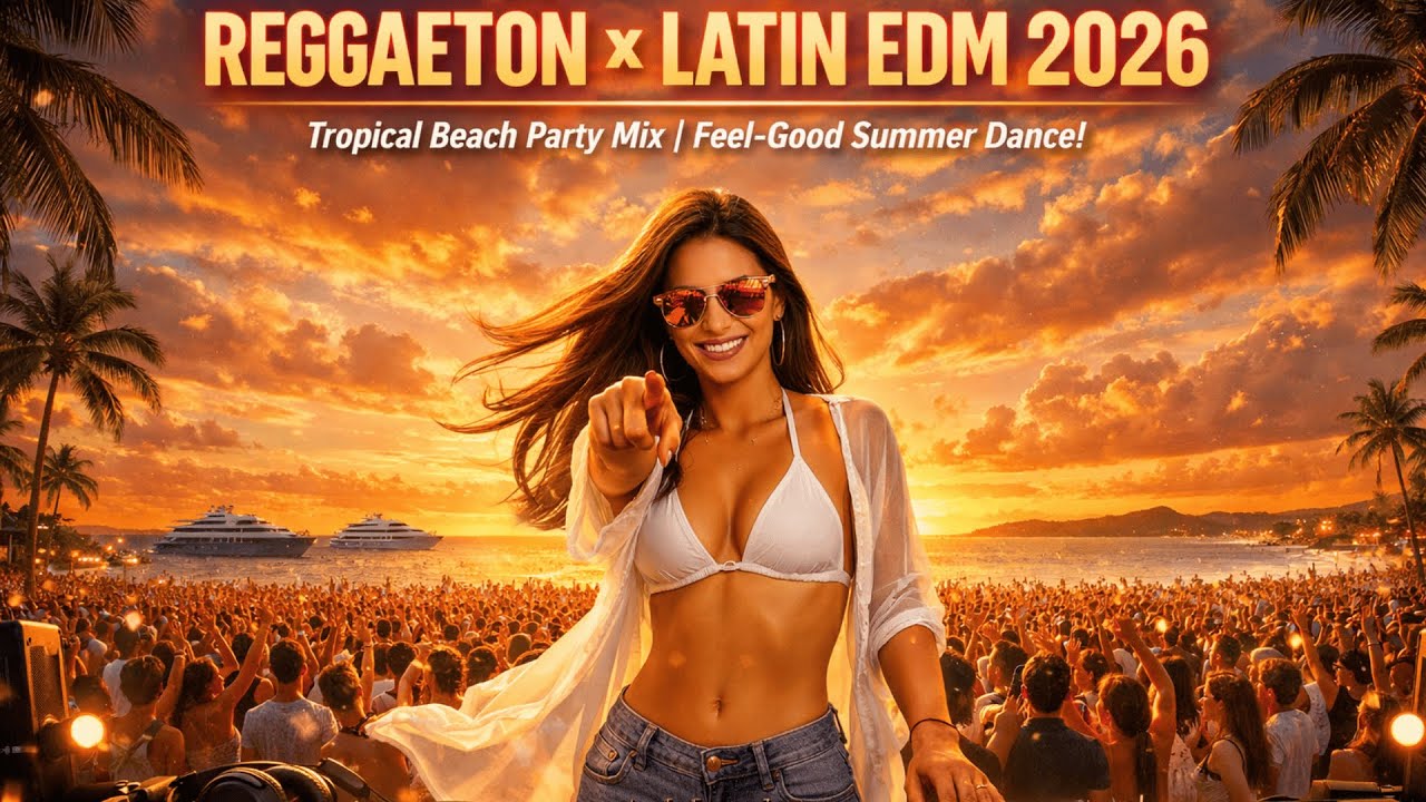 Reggaeton x Latin EDM 2026 🔥💃 | Tropical Beach Party Mix | Feel-Good Summer Dance! #53
