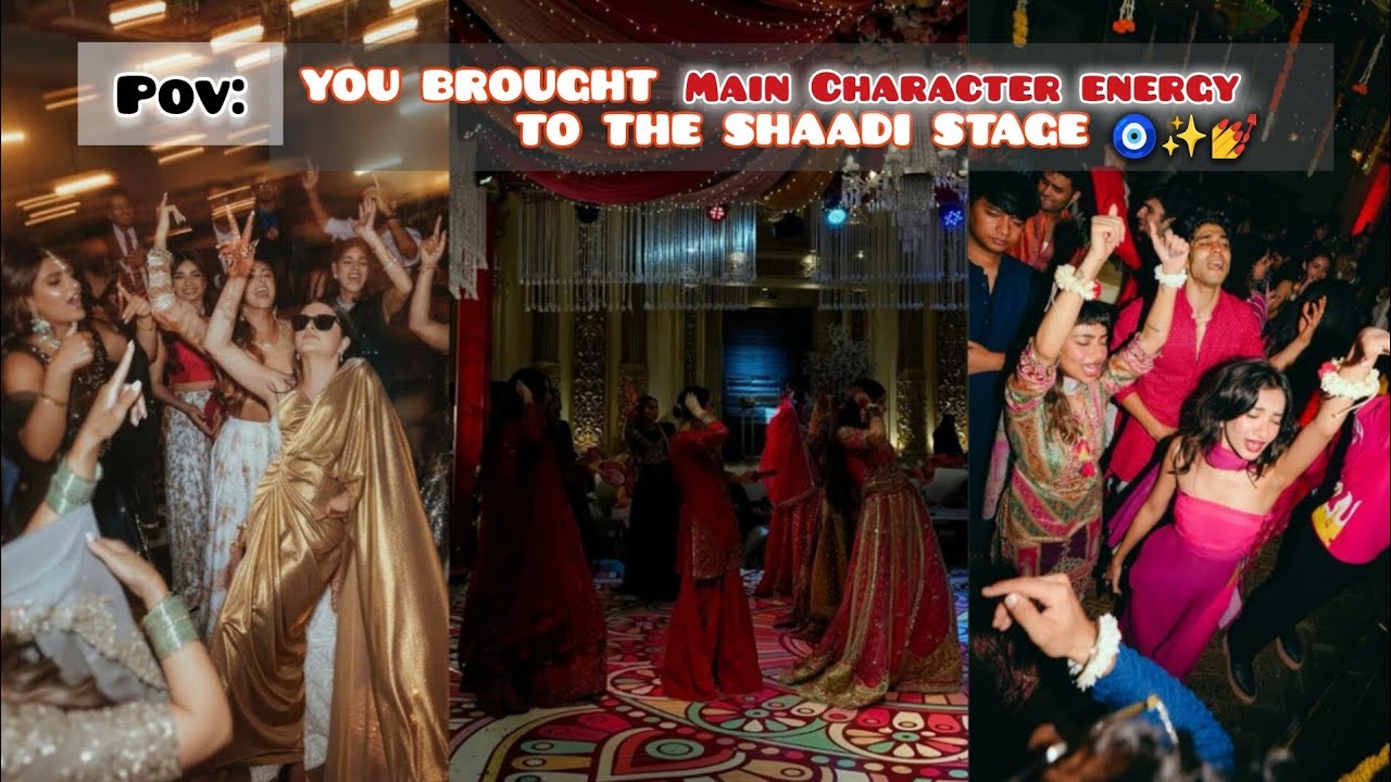 POV: You brought MAIN CHARACTER ENERGY to the shaadi stage 🧿😏| Baddie| Bollywood Mashup