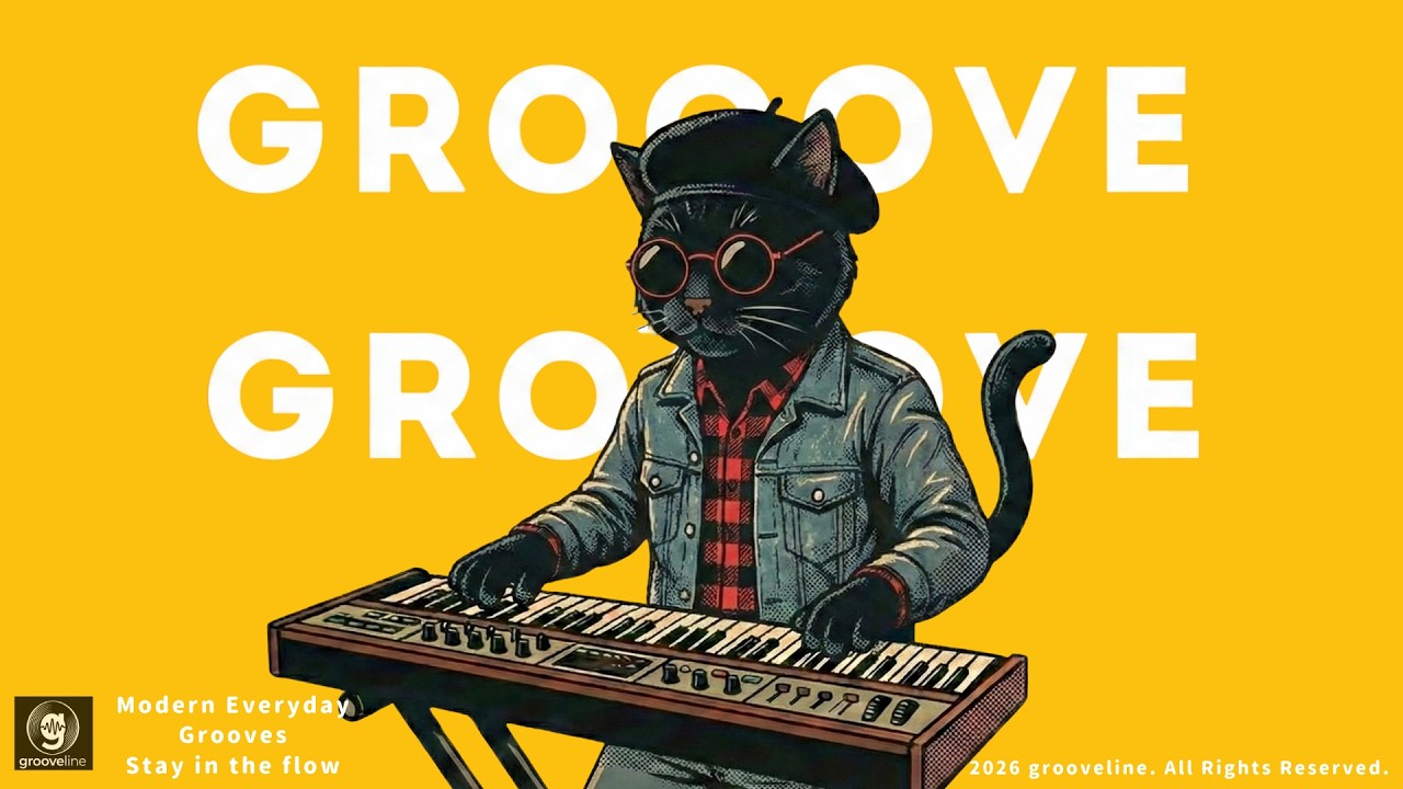 【Playlist】 １曲目から気分UP 丁度良いGROOVE POP | laid-back   | Study & Work × Chill JAZZ POP hop ドライブ　cafe Time