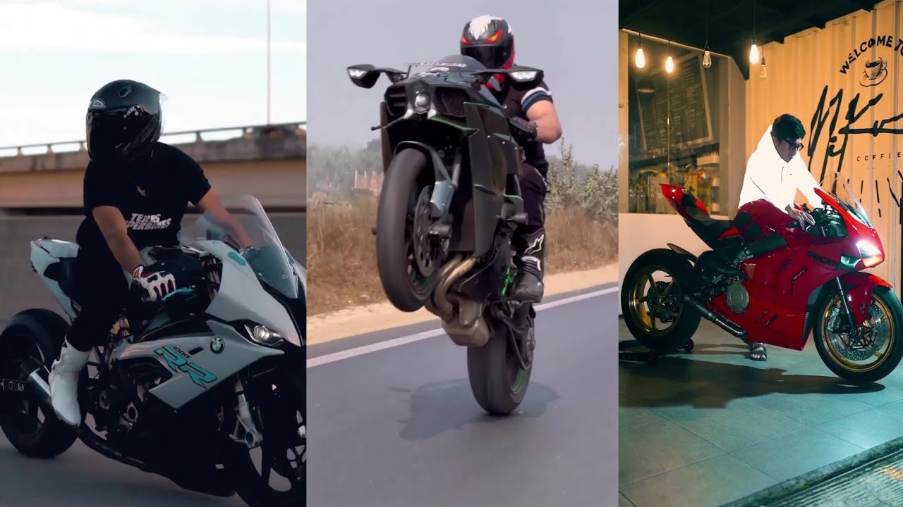 Awesome Crazy Rider 🏍️Super Bike status🖤heavy Rider status#ducativ4r#ninjah2#ninjah2r#bmws1000rr