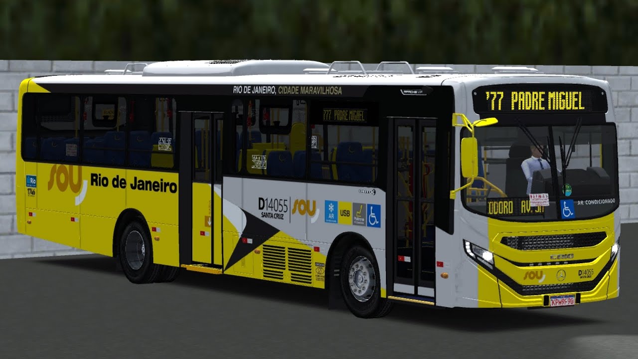 🟡[PROTON BUS] Caio Apache Vip V OF-1721 Mercedes-Benz Euro 6 Padrão SOU RIO DE JANEIRO 🟡