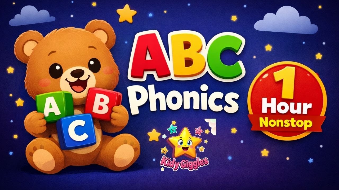 ABC song for Babies and Toddlers | Learn Alphabet Words A to Z | ABC Learning for Toddlers | 1 Hour