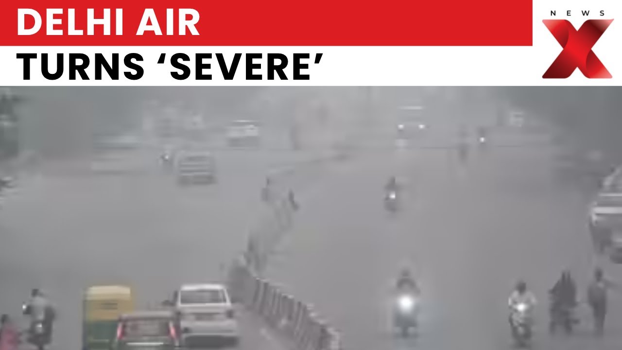 Delhi Air Turns &lsquo;Severe&rsquo;: AQI Hits 400+ As Smog Chokes City Once Again | NewsX