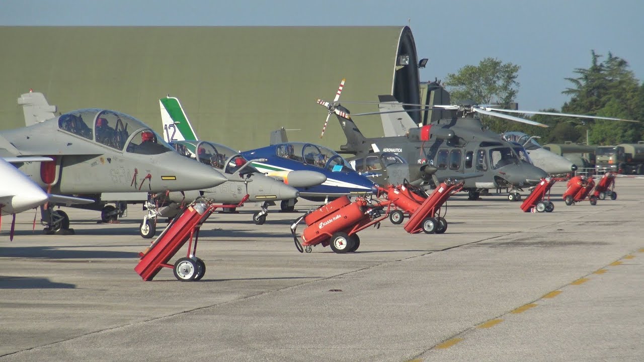 MOSTRA STATICA EVENTO 30 ANNI DI AMX E 80 ANNI DEL 51° STORMO AERONAUTICA MILITARE ISTRANA 2019