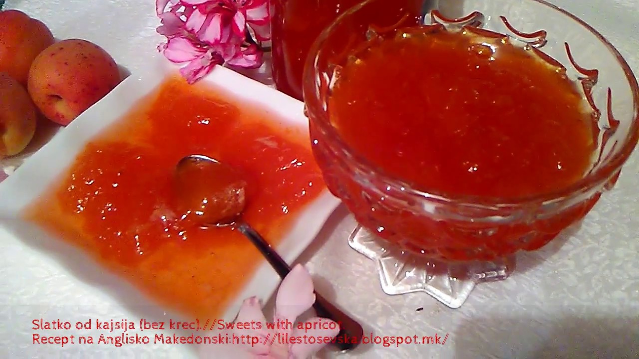 Slatko od kajsija (bez krec).//Sweets with apricot.