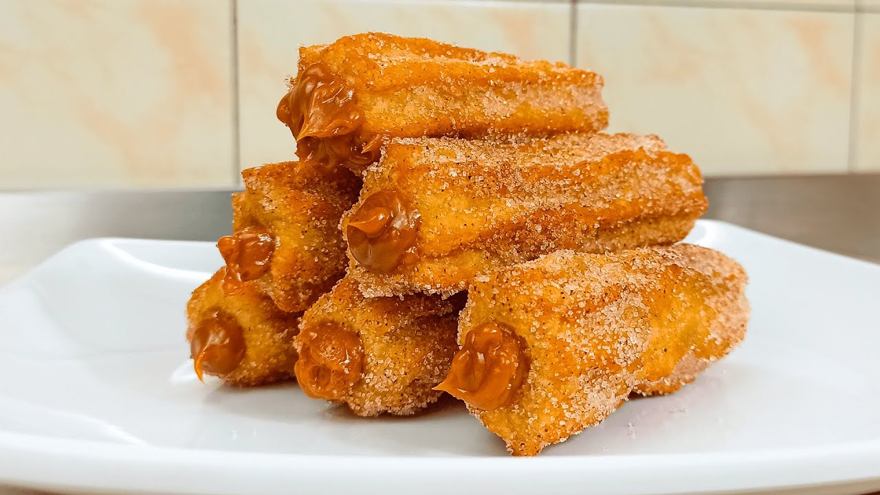 CHURROS RELLENOS | LA MEJOR RECETA DE TODAS | Cocinando con Goyito