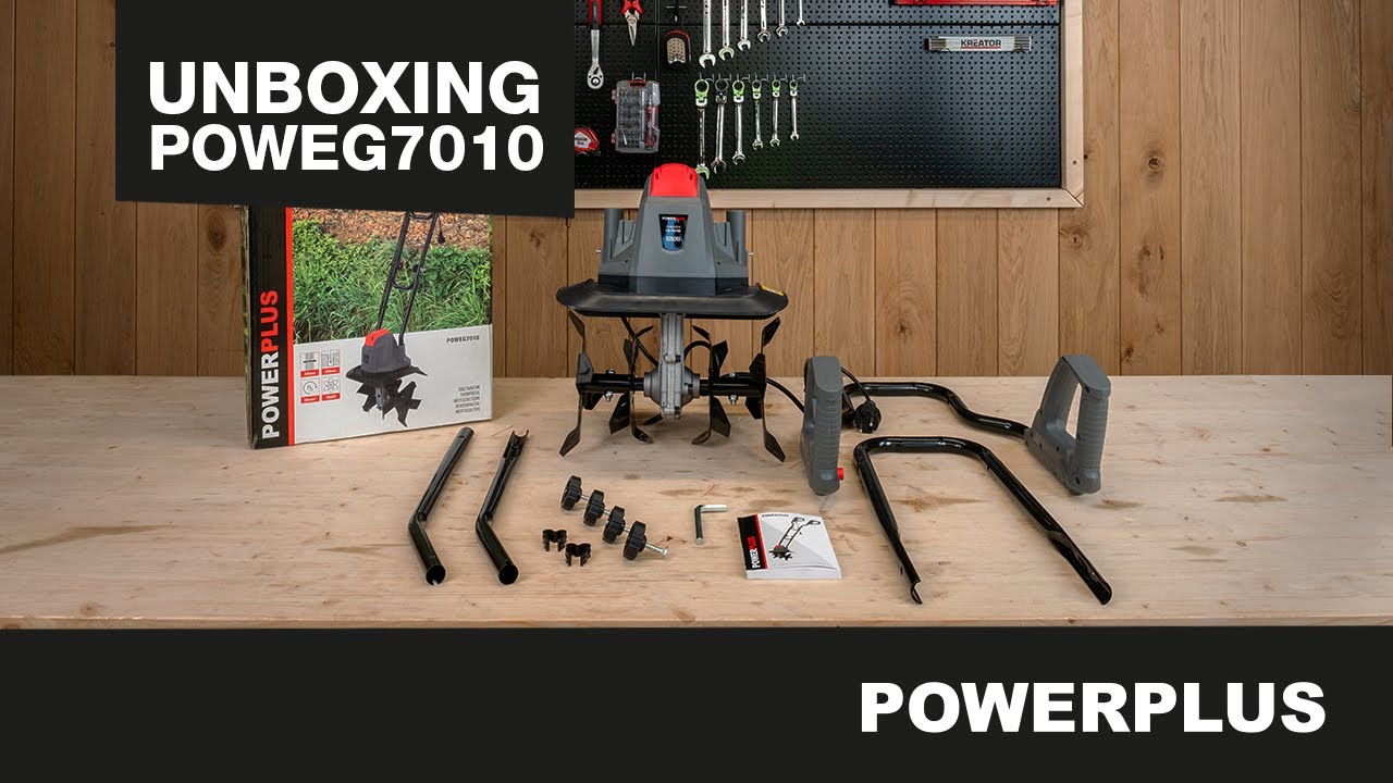 POWERPLUS - D&eacute;ballage du POWEG7010 Motoculteur