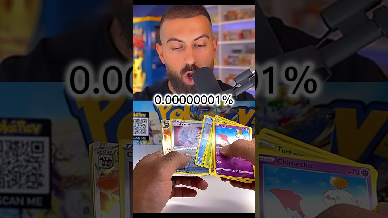 PokeRev gets best brilliant stars card (0.000001%)  #pokemon #pokemoncards #pokemontcg