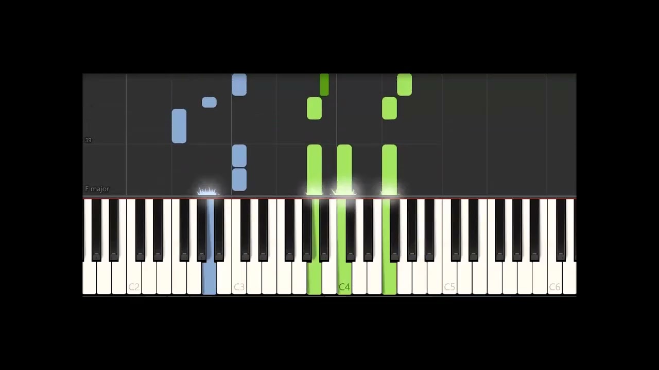 Roy Orbison - Only The Lonely (Piano Solo) Synthesia