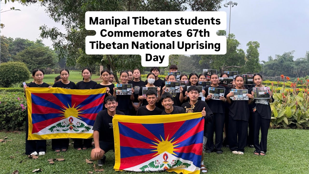 10 MARCH‼️Manipal Tibetan students 2026||National Uprising Day~#tibetanvlogger  #tibetan  