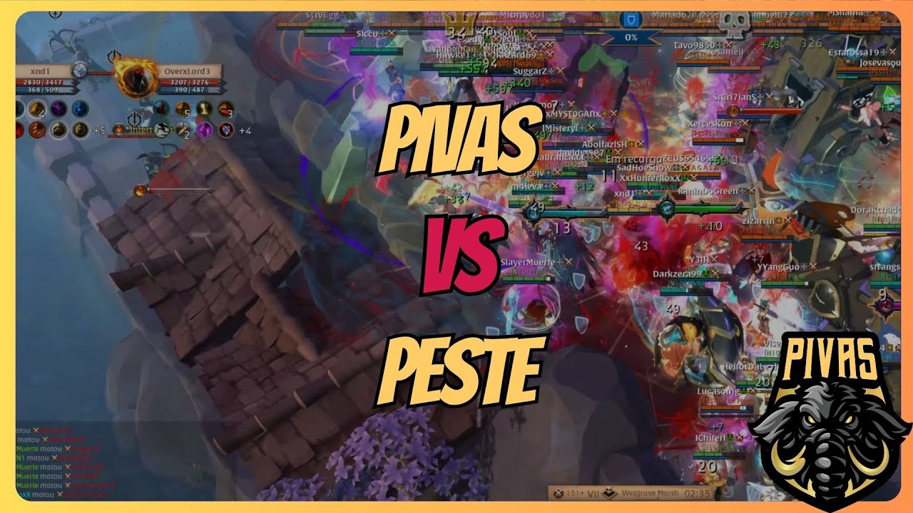 POV REALMBREAKER | PIVAS vs PESTE Alliance | ALBION ZVZ