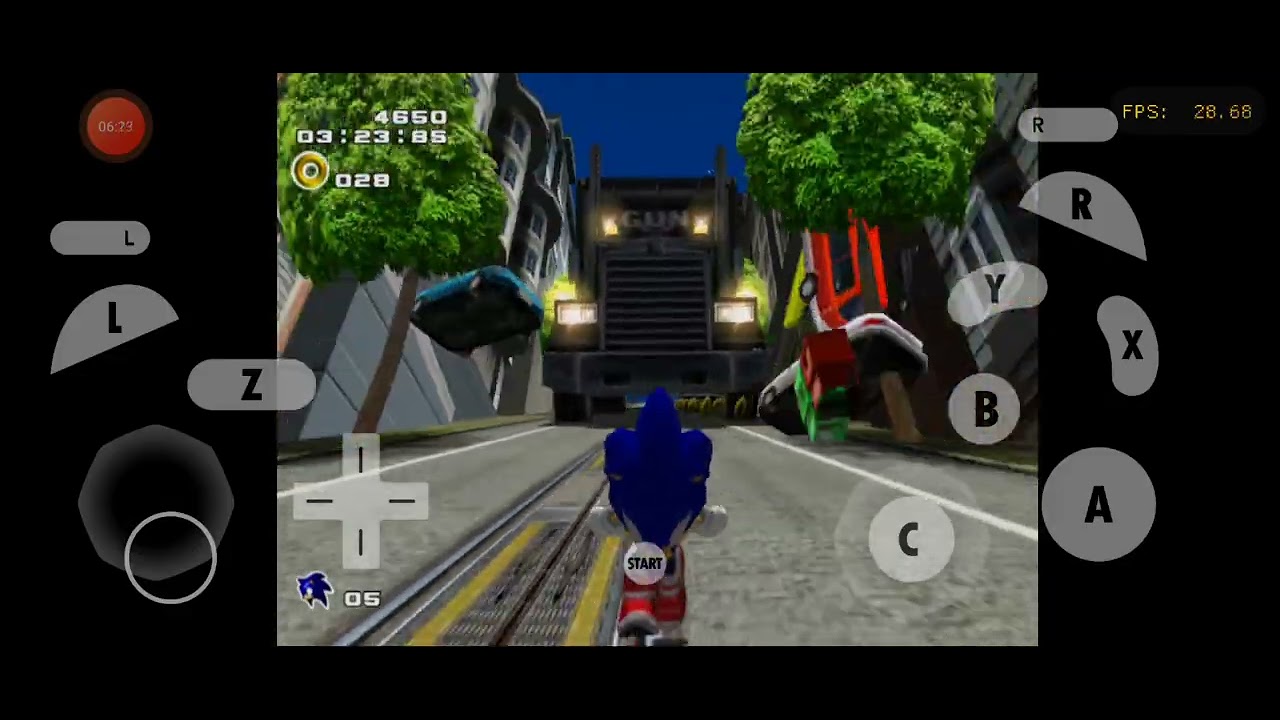Uma Gameplayzinha de  Sonic Adventure 2 Battle pelo celular para passar o tempo 