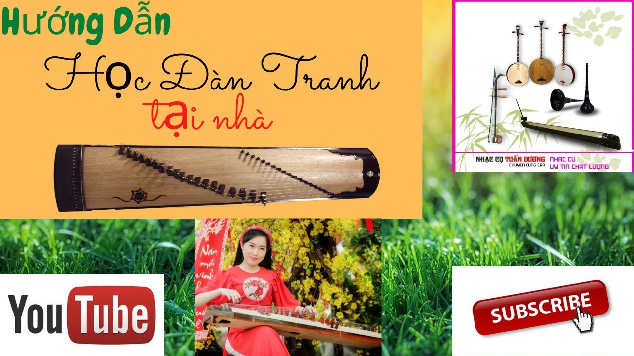 Tự Học Đàn Tranh Tại Nhà - Bài Chạy Ngón 02 (ngón kéo) || Nhạc Cụ Tuấn Dương
