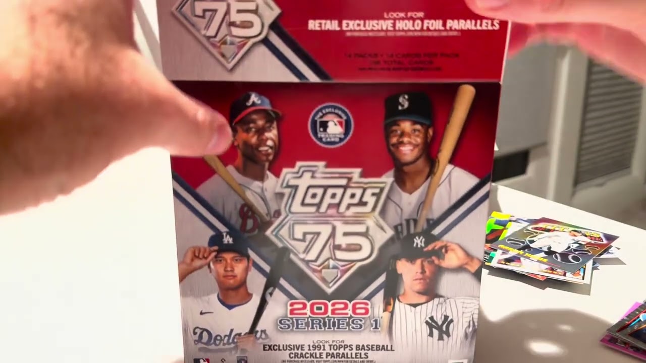 ⚾ 2026 Topps Series 1 Baseball Mega Box vs Blaster Box Opening | Which Retail Box Is Better?