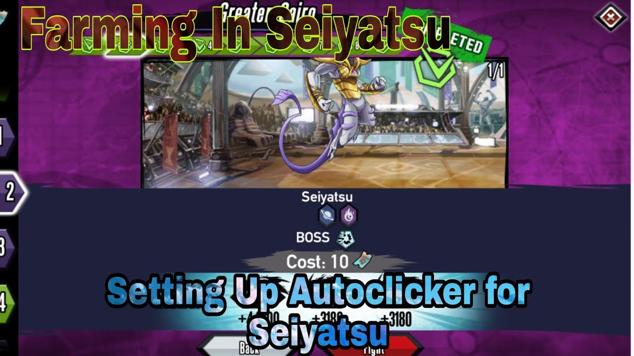 MGG Setting Up Autoclicker for Seiyatsu (Auto farm Seiyatsu by Using Autoclicker)