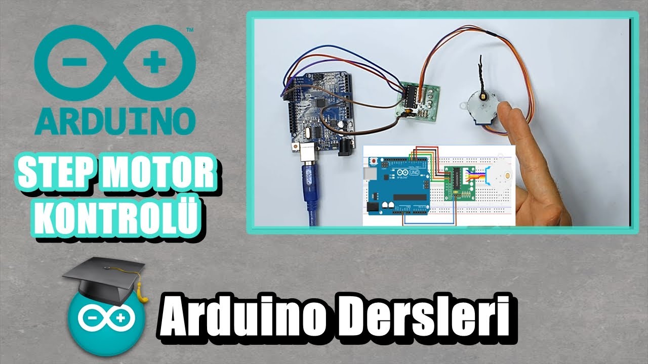 ARDUINO STEP MOTOR KONTROLÜ  ( ARDUİNO DERSLERİ #39 )