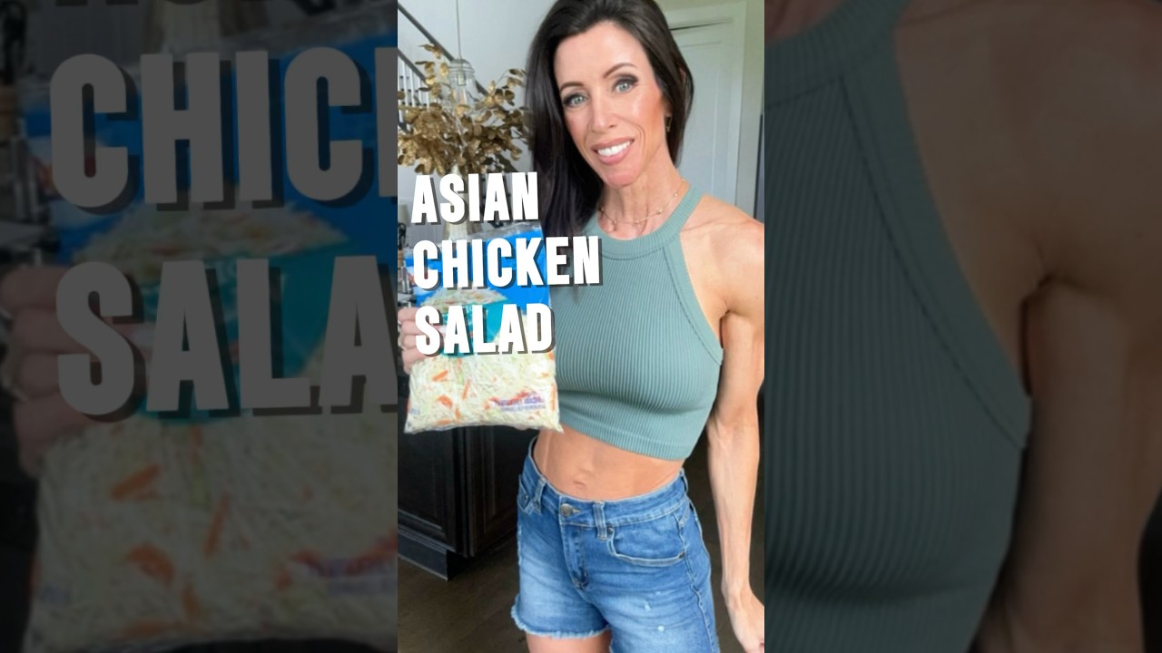 Asian Chicken Salad lean and green meal! #optavia #mealplanforweightloss #summerbody